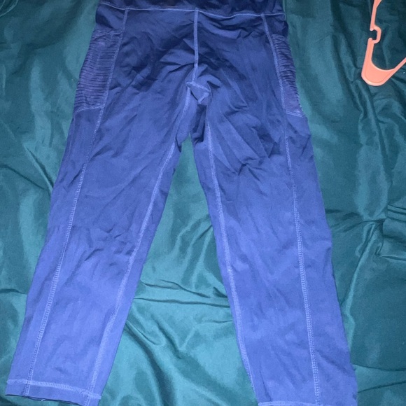 Bally Blue Leggings - Picture 1 of 5